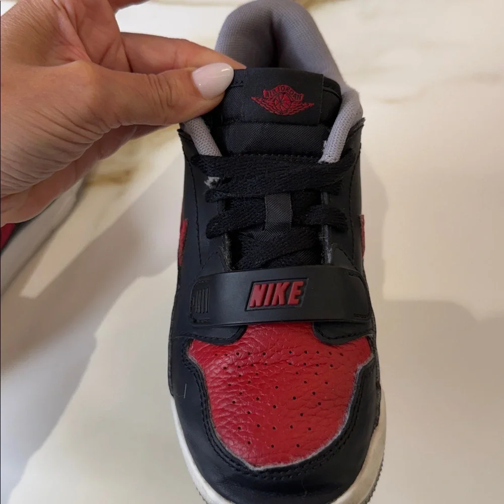 Nike Air Jordan Kids Black and Red Sneakers